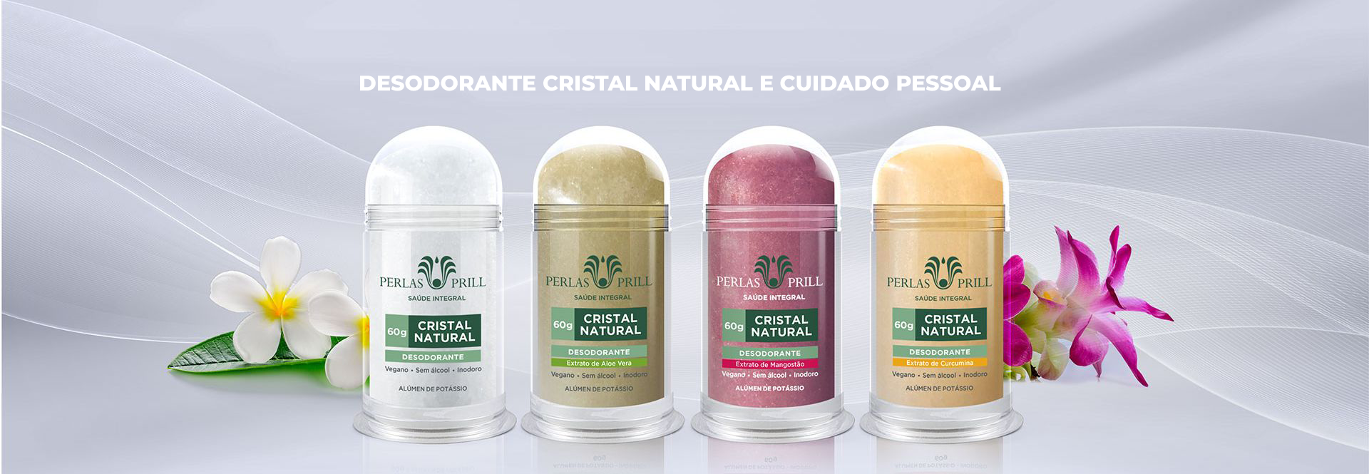 DESODORANTE CRISTAL NATURAL E CUIDADO PESSOAL