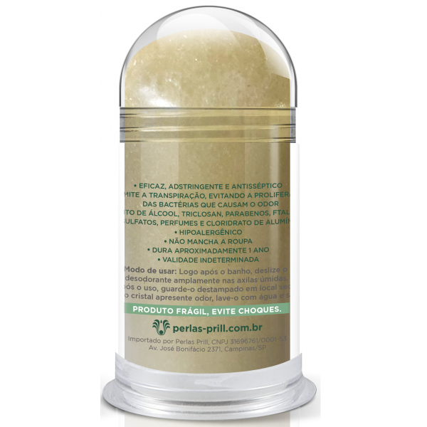 Desodorante Cristal Natural Extrato de Aloe Vera (60g)