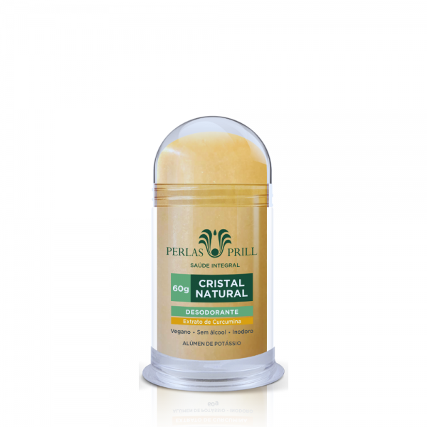 Desodorante Cristal Natural Extrato de Curcumina (60g)