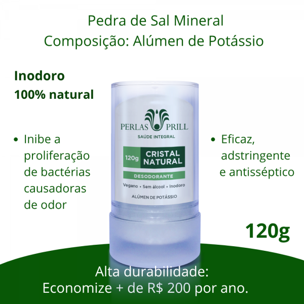 Desodorante Cristal Natural Neutro (120g)