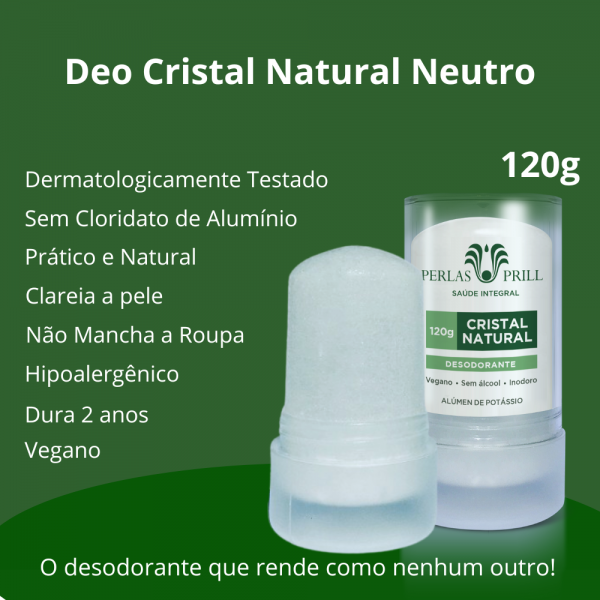Desodorante Cristal Natural Neutro (120g)