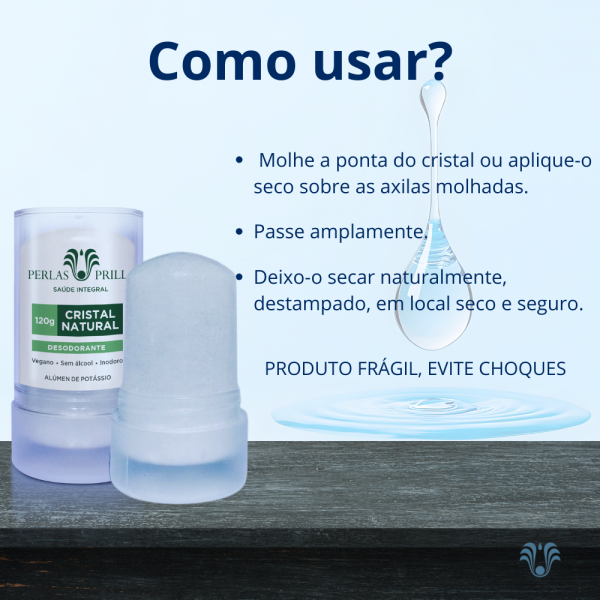 Desodorante Cristal Natural Neutro (120g)