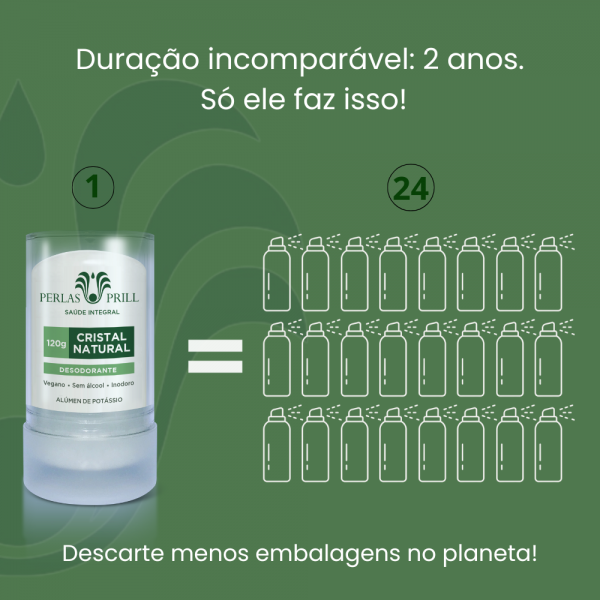 Desodorante Cristal Natural Neutro (120g)
