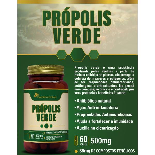 Própolis Verde - Extrato Seco