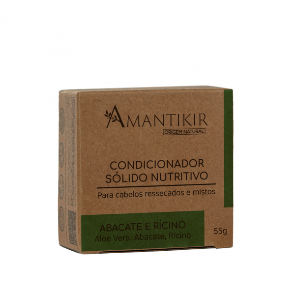 Condicionador Sólido Nutritivo - Abacate e Rícino (55g)