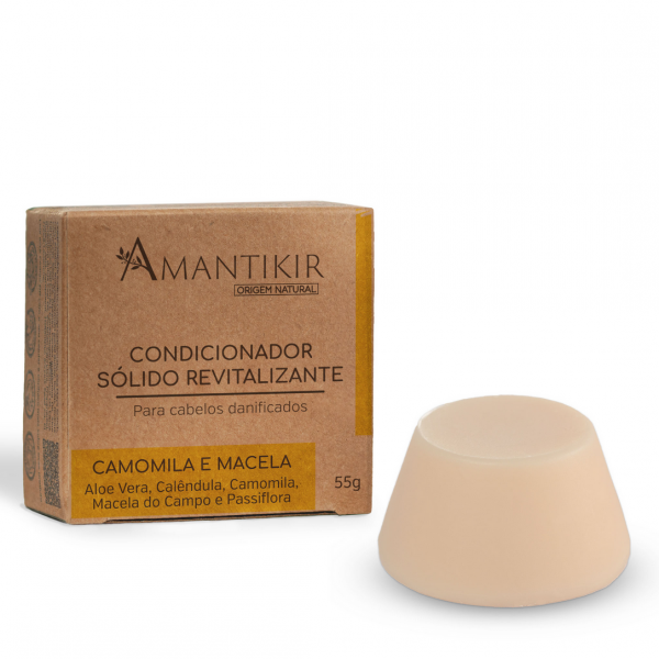 Condicionador Sólido Revitalizante - Camomila e Macela (55g)