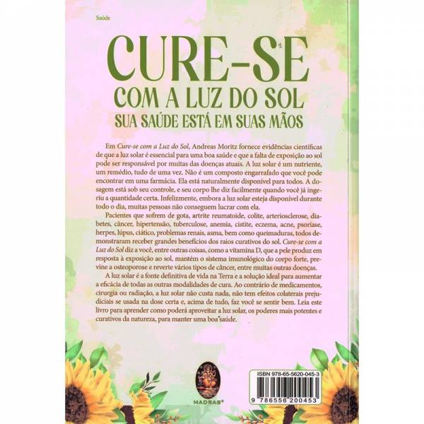 Livro Cure-se com a Luz do  Sol