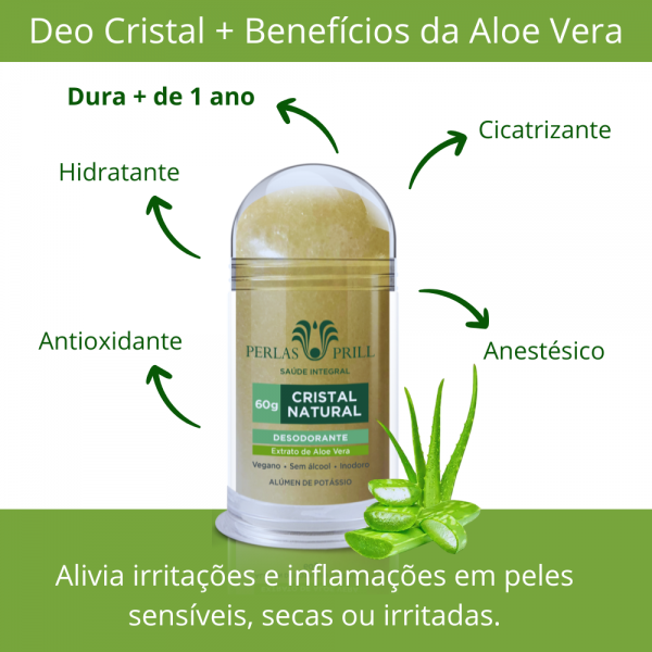 Desodorante Neutro 60g + Aloe Vera 60g