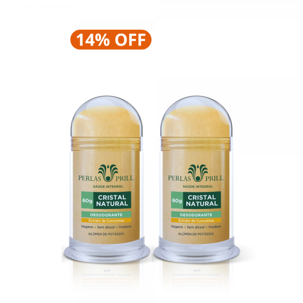 Desodorante Curcumina 60g + Aloe Vera 60g