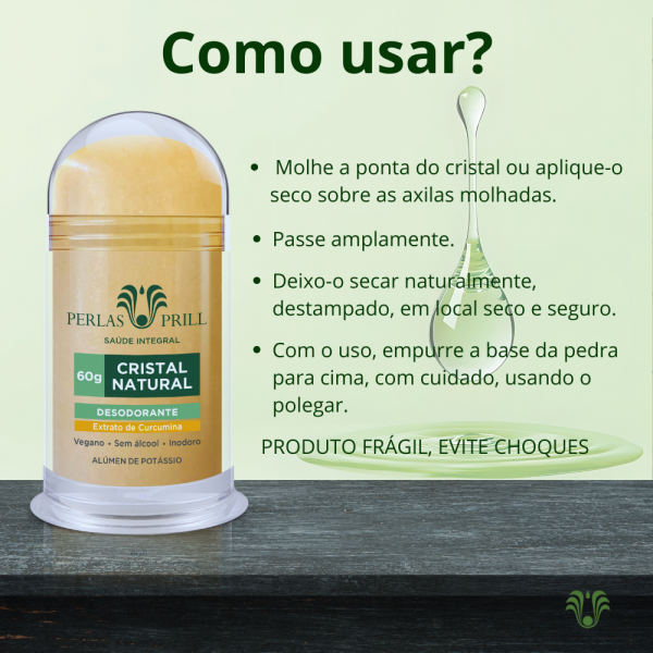 Desodorante Curcumina 60g + Aloe Vera 60g