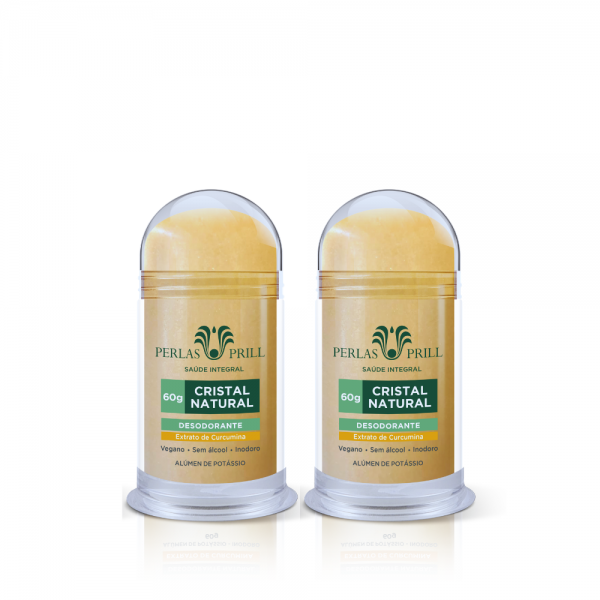Desodorante Curcumina 60g + Aloe Vera 60g