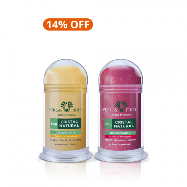 Desodorante Curcumina 60g + Aloe Vera 60g