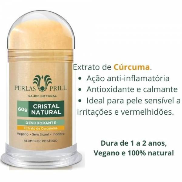 Desodorante Curcumina 60g + Aloe Vera 60g