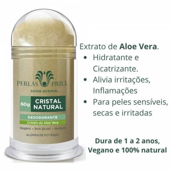 Desodorante Curcumina 60g + Aloe Vera 60g