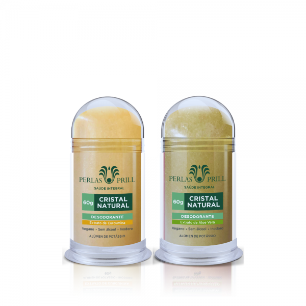 Desodorante Curcumina 60g + Aloe Vera 60g