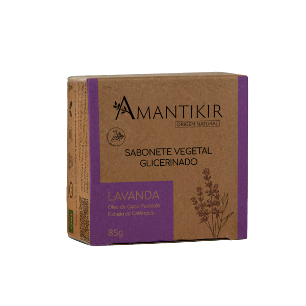 Sabonete Glicerinado Vegetal - Lavanda (85g)