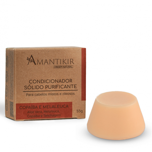 Condicionador Sólido Purificante - Copaíba e Melaleuca (55g)