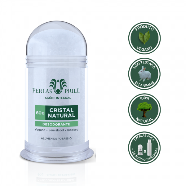 Desodorante Cristal Natural Neutro (60g)